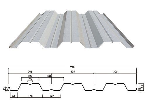 DOTP915 Corrugated Metal Decking Details