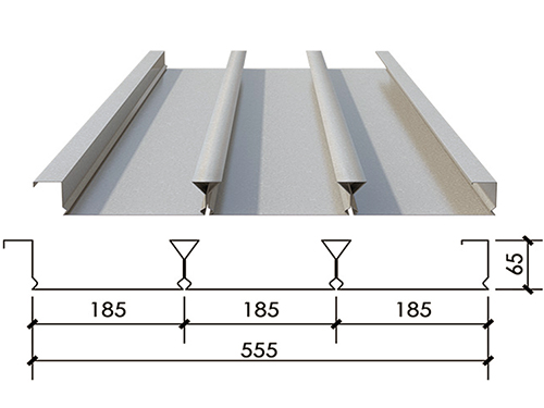 DFP555 Closed Type Metal Decking Sheet Product Details