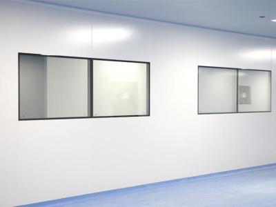 Tempered Glass Cleanroom Windows