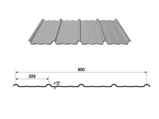 Global 500 900 Prefabricated Wall Panel, Corrugated Metal Roof Panel Dimensions