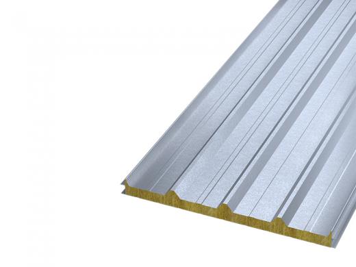 Snap Cap Fire Rated Rock wool Roof Sandwich Panel