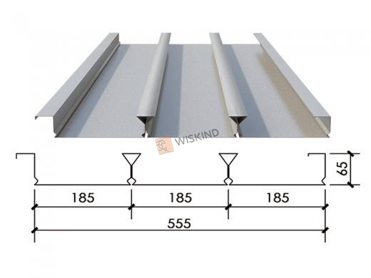 DFP555 Closed Type Metal Decking Sheet